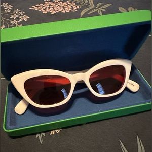 Fashion Brand Company Cat Eye Buckle Sunglasses